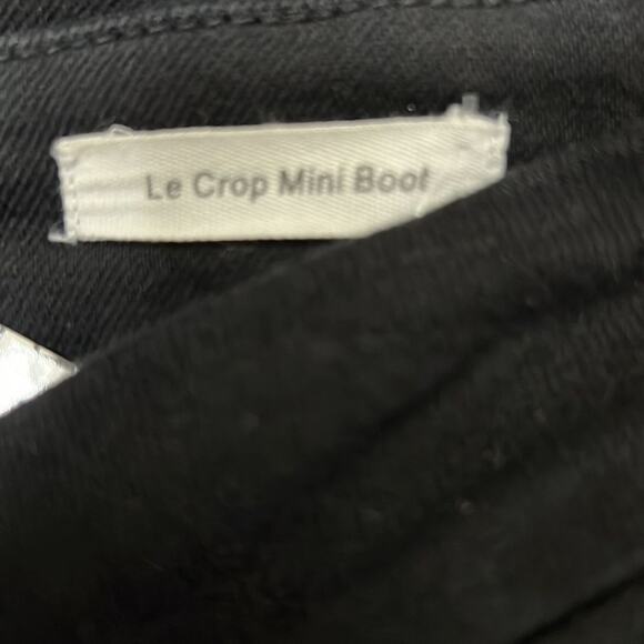 FRAME DEMIN LE CROP MINI BLACK JEANS SIZE 26 - Picture 6 of 7